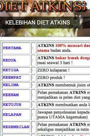 The kinds of foods emphasized include Panduan Diet Atkins For Android Apk Download