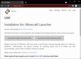 Create a mod folder inside your minecraft directory if it does not exist yet and put the fabric api file in it. How To Install Mods On Fabric For Minecraft