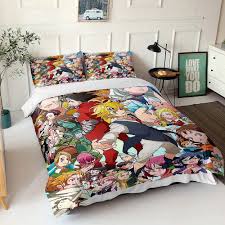 Maybe you would like to learn more about one of these? Buy Lqprom The Seven Deadly Sins Anime Bedding Set Twin Size 3d Printed Anime Bed Comforter Set 3pcs With 1 Duvet Cover And 2 Pillowcase No Comforter Online In Poland B08qtyt6j7