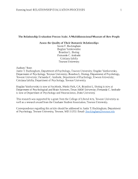| meaning, pronunciation, translations and examples Pdf The Relationship Evaluation Process Scale A Multidimensional Measure Of How People Assess The Quality Of Their Romantic Relationships