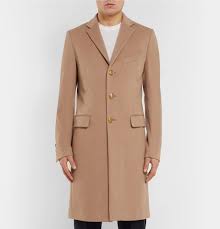 This slim fit topcoat is mostly preferred by professionals during the winter. Givenchy Slim Fit Wool And Cashmere Blend Coat Men Camel Givenchy