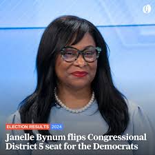 Four-term Democratic state lawmaker Janelle Bynum won a seat in Congress  and will be Oregon's first Black representative. Bynum defeated Republican  Rep. Lori Chavez-DeRemer in the highly contested 5th Congressional District  race.