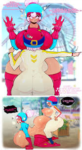 brawl stars, bonnie (brawl stars), janet (brawl stars), jacksito (artist),  big ass - R34 Vault