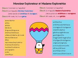 This Is A Simple Yet Effective Mini Dialogue For Beginner Learners Of French French 1 That Allows Them To Practi Nouns And Adjectives French Nouns Adjectives