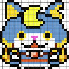 アイロンビーズ図案 ブシニャン 1 Jpg 411 411ピクセル Pixel Pattern Pixel Art Perler Patterns