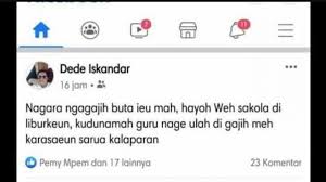 Pembangunan pembangkit listrik tenaga uap (pltu) unit 2 cirebon kini bisa kembali dilanjutkan. Dituduh Makan Gaji Buta Selama Pandemi Ratusan Guru Serbu Seorang Warganet Suara Jabar