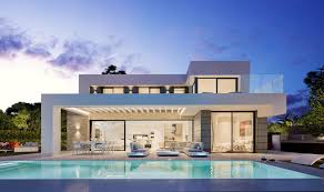 Caboroyale New Villa For Sale In East Marbella Realista In 2020 Luxury Villa Design Morden House Modern Villa Design