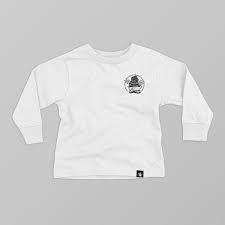 Make a logo design in minutes. Childrens White Long Sleeve Tee With Nysc Hat Logo On Left Chest Dem 2 New York Soundclash Records