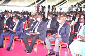 A section of leaders have today joined family and friends of the late mama esther nyaboke nyachae in a funeral service at her nyosia village home in nyaribari ,kisii county. 05bxwesee2j7mm