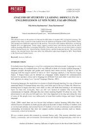 5 strategi apabila merasa kusut dalam menyelesaikan masalah. Pdf Analysis Of Students Learning Difficulty In English Lesson At Mts Nurul Falah Cimahi
