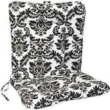 High back wrap around cushion from casual cushions. Jordan Manufacturing Wrought Iron Outdoor Dining Chair Cushion For Sale Online Ebay