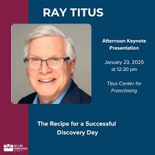 Hear Ray Titus, Founder and CEO of United Franchise Group, give an  insightful keynote presentation in January at the Selling Franchises  Summit!