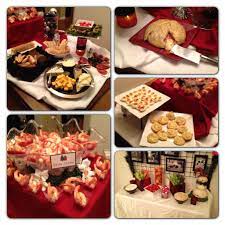 Your party determines your food choices. Annual Evanshire Holiday Open House Food Stations Party Food Bars Christmas Party Buffet Food Stations