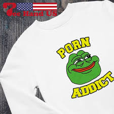 Frog porn addict shirt, hoodie, sweater, long sleeve and tank top
