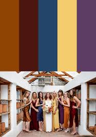 Bring your project to life with a full spectrum of beautiful colors for any color palette or color scheme. 13 Mismatched Bridesmaid Dress Color Palettes Junebug Weddings