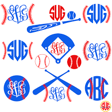Download Baseball Frames For Monograms Svg Dxf Eps Svgmonograms