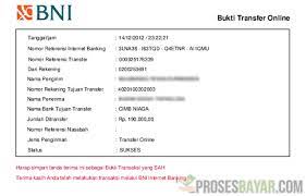 Bukti Transfer Bni 2021 Atm Sms Mobile Internet Teller Prosesbayar