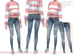 If you can't miss new upgrades, you must try our sims 4 clothing mods. Missschokolove S Skinny Jeans V 3 Accessory Sims 4 Clothing Sims 4 Cc Kids Clothing Sims 4