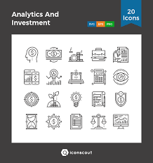 Download Analytics And Investment Icon Pack Available In Svg Png Eps Ai Icon Fonts Investing Icon Pack Icon