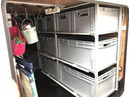 Regal In Der Heckgarage Des Wohnmobil Carado T449 Wohnmobil Umbau Wohnmobil Selbstausbau