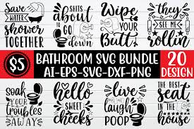 Download Bathroom Svg Bundle By Bdb Graphics Thehungryjpeg Com