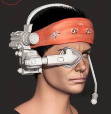 3D Print Model Aliens Colonial Marine USCM M56 Smartgunner Cosplay Replica  *HEADSET ONLY