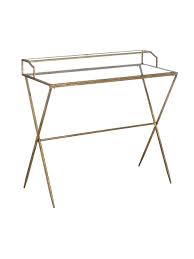 Daher erfreuen sich glasschreibtische auch im bereich büromöbel großer. Glas Schreibtisch Granada Mit Antik Finish Westwingnow