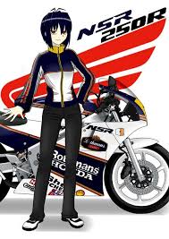 バイク擬人化 nsr250rその2 haganeya のイラスト pixiv バイク イラスト
