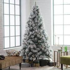 Sold and shipped by line 9 sales. Belham Living 7 5 Ft Pre Lit Flocked Pine Needle Full Christmas Tree Christmas Tree Sale Full Christmas Tree Potted Christmas Trees