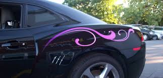 Black And Pink Car Paint Pink Camaros With Black Stripes Pink Camaro Hot Pink Cars Car Stripes
