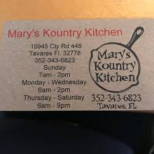 mary s kountry kitchen picture of