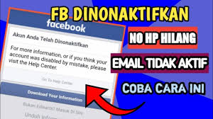 Jasa membuka akun facebook yang dinonaktifkan. Cara Mengatasi Fb Dinonaktifkan No Hp Email Hilang Dan Tidak Bisa Di Akses Youtube