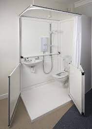 Shower Loo Cubicles Living Made Easy Small Shower Room Handicap Bathroom Design Small Bathroom