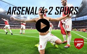 90'+6' second half ends, arsenal 2, tottenham hotspur 1. Match Highlights Arsenal 4 2 Spurs All The Goals And Best Bits