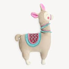 Lama Nahen Mit Schnittmuster Lala Lama Kissenfigur Stoffrestprojekte Handgefertigte Spielwaren Pluschmuster
