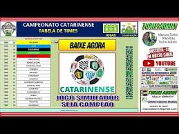 The campeonato catarinense de futebol, known as campeonato catarinense or simply catarinense, is the main competition of association football from state of santa catarina, in brazil. Turim Admin Planilhas Prontas Excel Baixar Game Simulador Campeonato Catarinense 2020 Campeonato Catarinense Game Turim