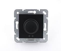 Viko Novella Siyah 1000w Rl Doner Dimmer 92655120 Viko Artline Siyah Viko Viko Artline Serisi Siyah Halojen Lamba Urunler