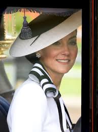 Kate Middleton is supported by her brother James Middleton as she makes her  radiant return to public life at Trooping the Colour