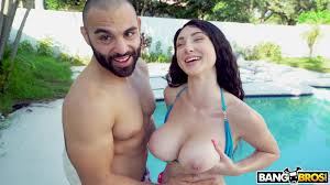 Skyler Fox shakes big tits in doggy style pose  Xozilla.com