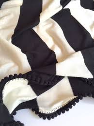 Black And White Baby Blanket Black And White Blanket Very Light Weight Black And White Etsy Black And White Baby Blanket Black Newborn Blankets