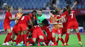 View the competition schedule and live results for the summer olympics in tokyo. Canada Defeat Usa To Reach Women S Olympic Soccer Final Dazn News Germany