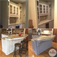 Let this air dry, and then peel the top edge of the backing off the laminate, pressing the piece in place onto the. What Is Making My Kitchen Cabinet Paint Peel The Picky Painters Berea Oh