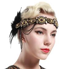 The following 40 files are in this category, out of 40 total. Ainr Women Sparkling Flapper Headband 1920s Art Deco Gatsby Feather Headpiece Headwear Fascinators Women