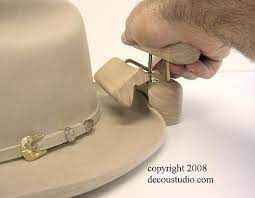Hat Making Tool Hinge Shackle Style Wooden Curling Tool For The Homburg Hat Brim By Mark A Decou Lumberjocks Com Woodworkin Homburg Hat Hat Making Hats