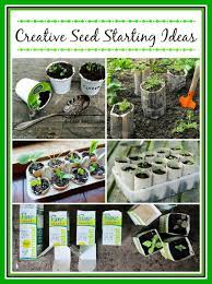 10 Creative Seed Starting Ideas Diy Seed Containers A Cultivated Nest Seed Starting Seed Starting Containers Veggie Garden