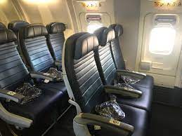 No foot rest at all. United 737 900 Exit Row Review San Francisco To Kona Travelupdate