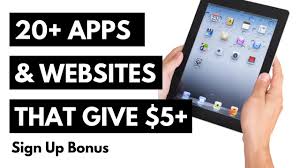They can be in the form of cash some cards, usually store credit cards, give you a bonus in the form of a discount, which applies to your first purchase with the card or to your. 20 Apps Websites That Give A 5 Sign Up Bonus No Cc Required