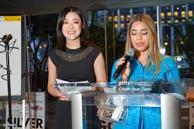 Ran Jing and Krystal Peguero attend Jean Shafiroff Receives... News Photo