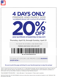 Pinned April 17th 20 Off This Weekend At Jcpenney Or Online Via Promo Code Buddies Coupon Via The Jcpenney Coupons Free Printable Coupons Printable Coupons