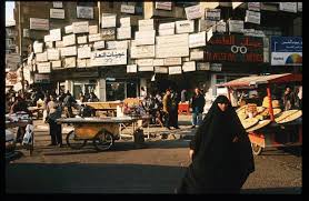 ايام الحصار الجائر منطقة الباب الشرقي البتاويين قرب شارع المشجر صورة توثيقية في التسعينات old iraq old baghdad photos old baghdad